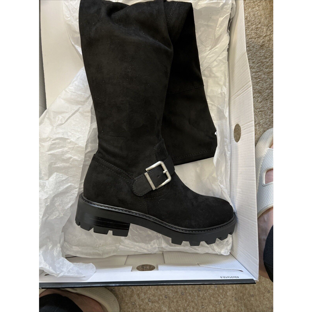 Nine West NANS2 New Black Boots 6.5 M Knee High New in box - Picture 6 of 6